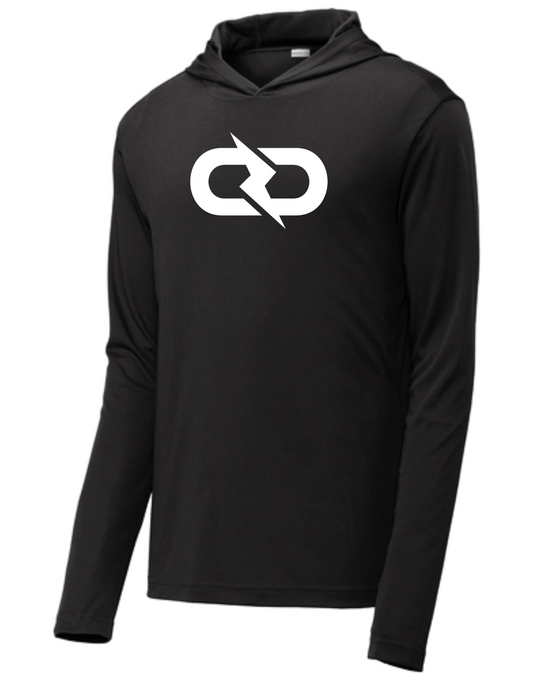 ODDZ Long Sleeve Athletic Hoodie Black