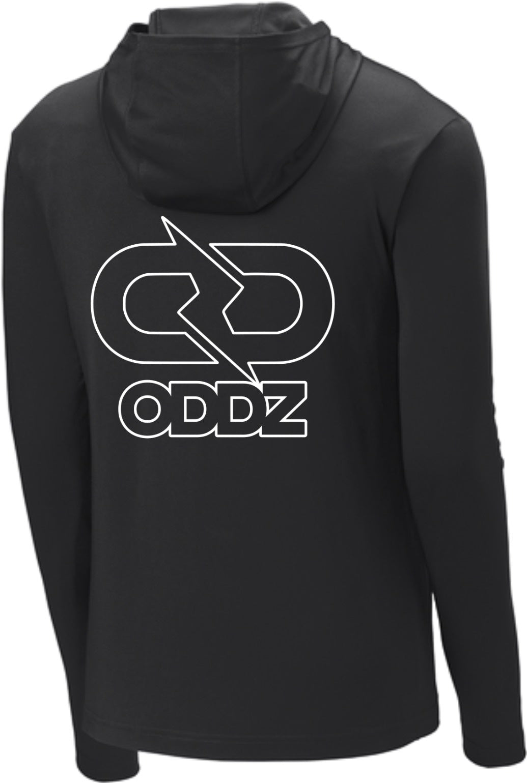 ODDZ Long Sleeve Athletic Hoodie Black