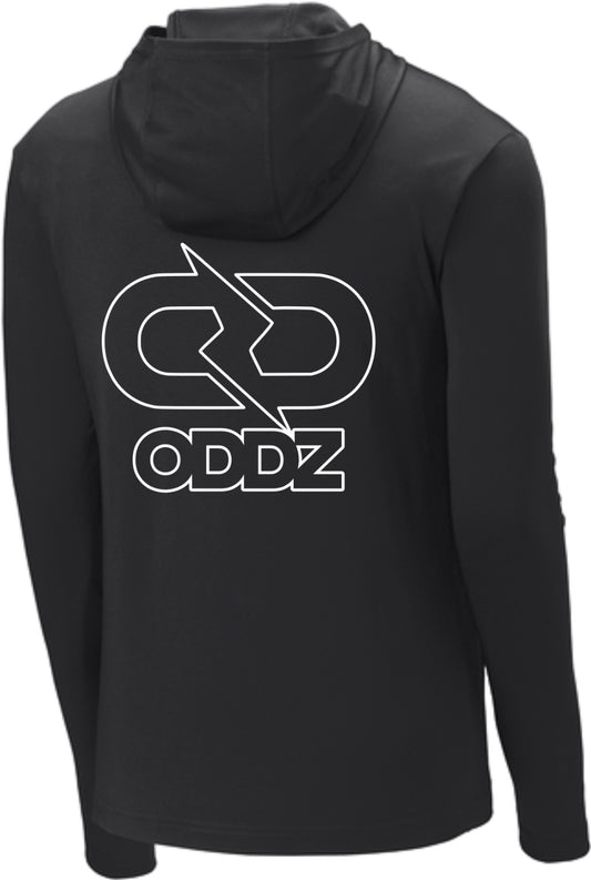ODDZ Long Sleeve Athletic Hoodie Black